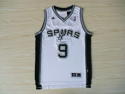 Maillot De Basket San Antonio Spurs Tony Parker 9 Tissus Sportif Fans Edition Blanc